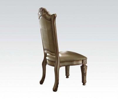 Acme Vendome Side Chair (Set of 2) in Gold Patina 63003 - galleria furniture outlet
