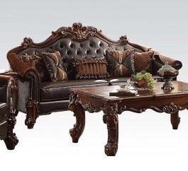 Acme Vendome Sofa in Cherry 53130 - galleria furniture outlet