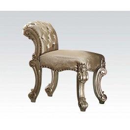 Acme Vendome Vanity Stool Gold Patina 23008 - galleria furniture outlet