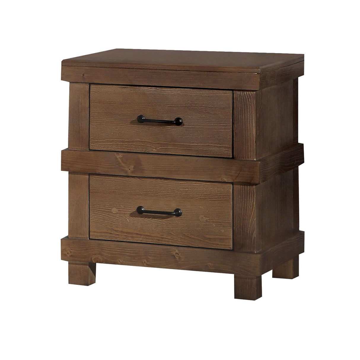 Adams Antique Oak Nightstand - galleria furniture outlet