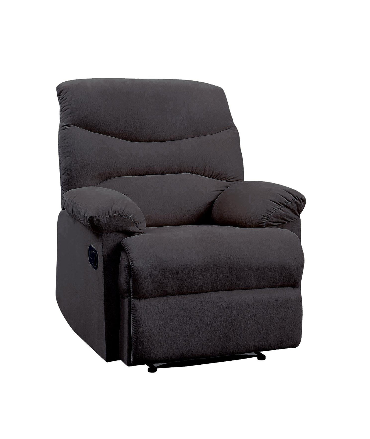 Arcadia Black Woven Fabric Recliner (Motion) - galleria furniture outlet