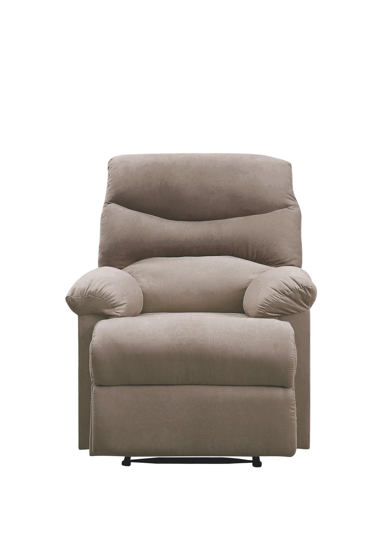 Arcadia Light Brown Woven Fabric Recliner (Motion)