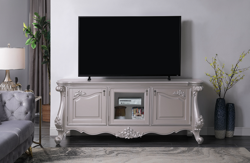 Bently Champagne TV Stand - galleria furniture outlet