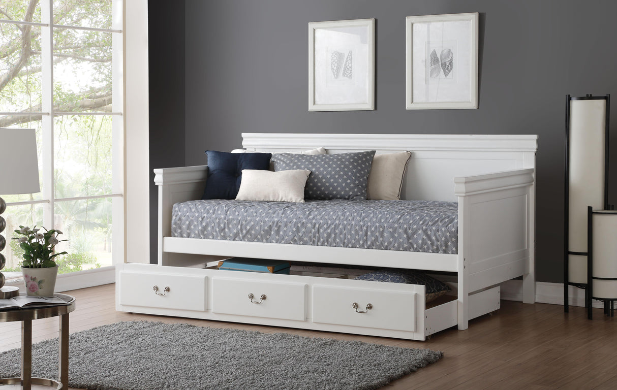 Bailee White Daybed (Twin Size) - galleria furniture outlet
