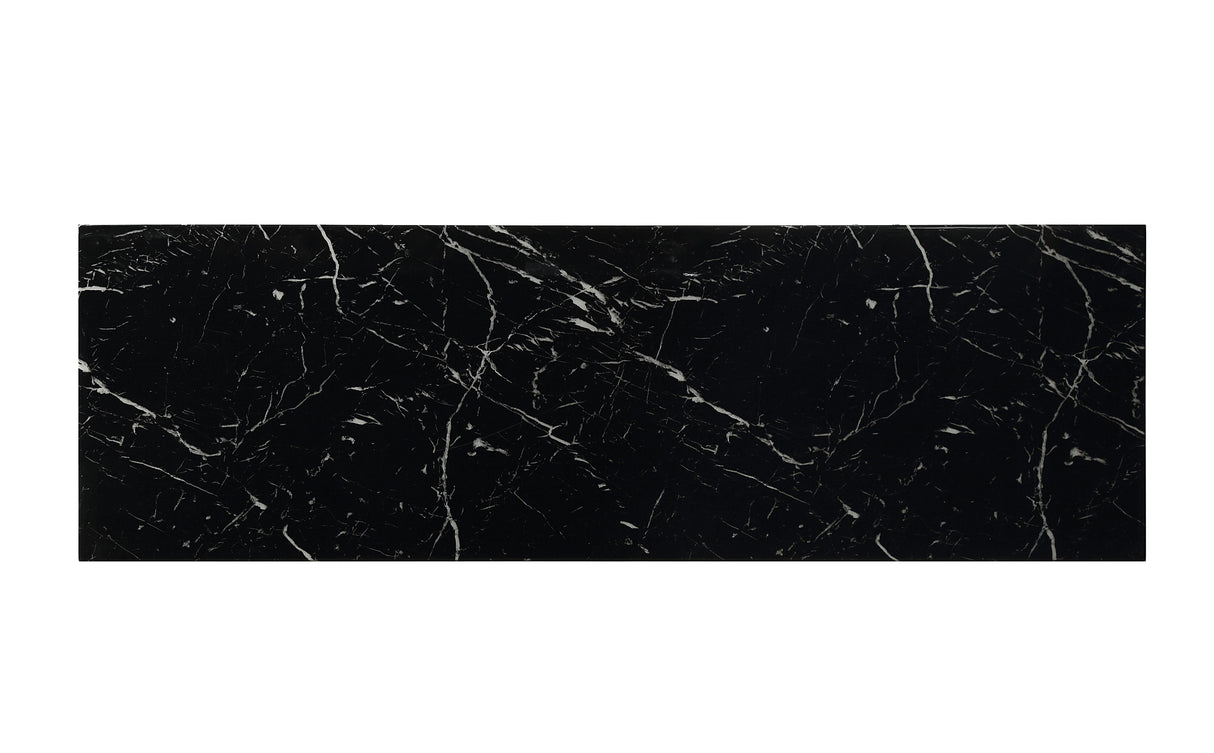 Brancaster Marble & Aluminum Bar Table