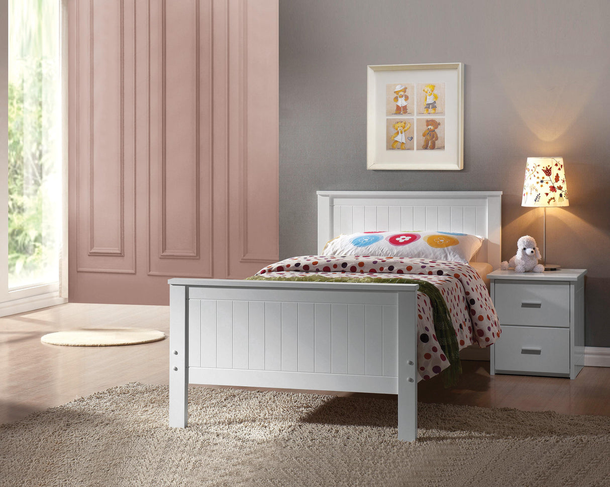 Bungalow White Twin Bed
