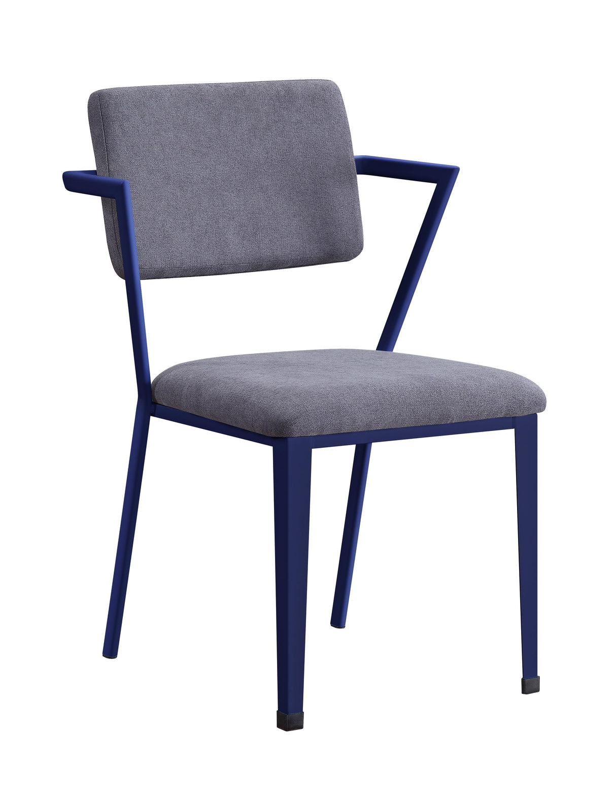Cargo Gray Fabric & Blue Chair - galleria furniture outlet