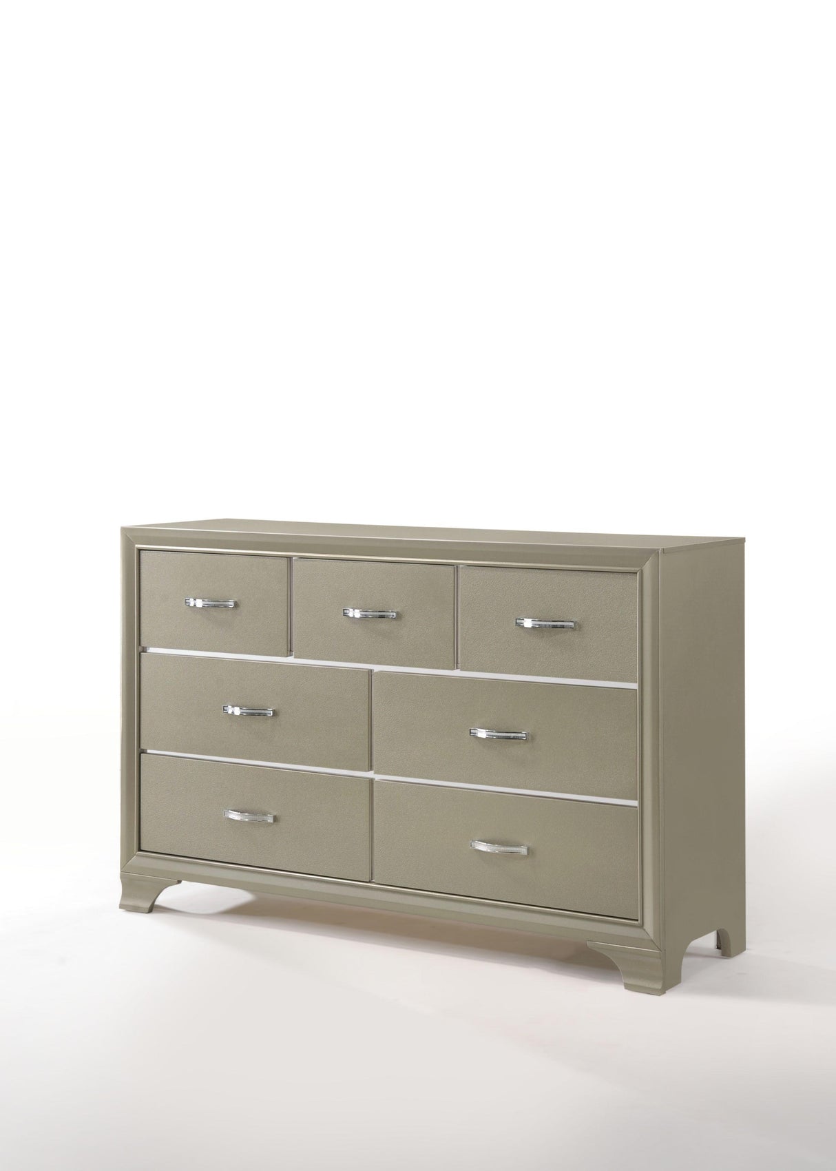 Carine Champagne Dresser - galleria furniture outlet