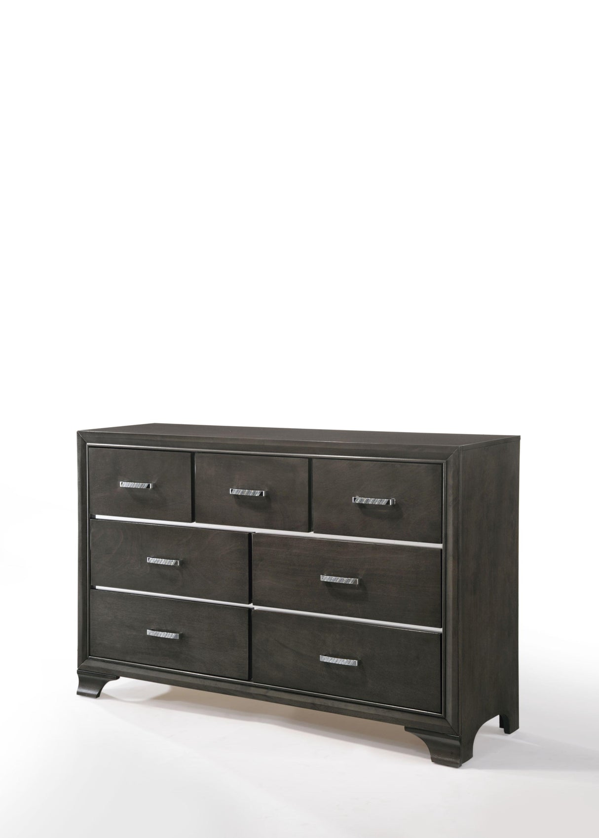 Carine II Gray Dresser - galleria furniture outlet