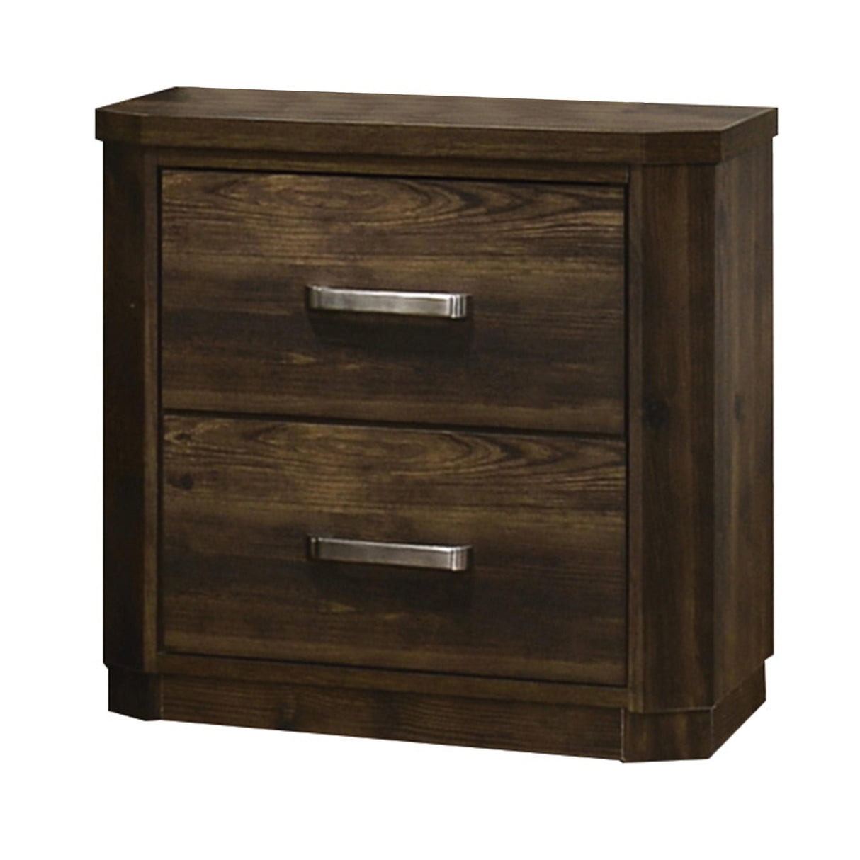 Elettra Rustic Walnut Nightstand - galleria furniture outlet