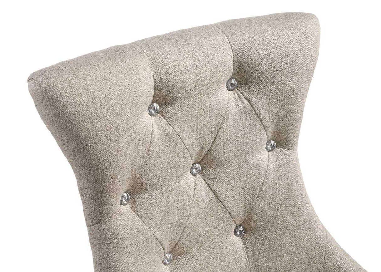 Gabrian Fabric & Reclaimed Gray Dining Chair - galleria furniture outlet