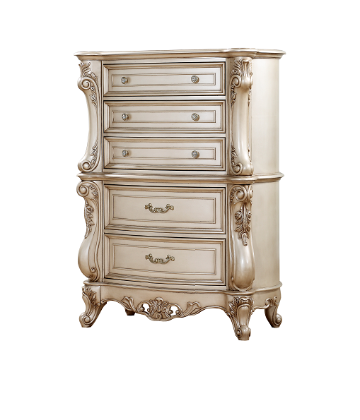 Gorsedd Antique White Chest - galleria furniture outlet