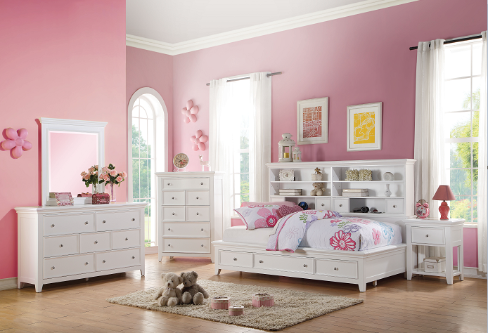 Lacey White Daybed (Full Size) - galleria furniture outlet