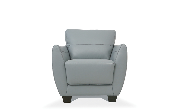 Valeria Watery Leather Chair - galleria furniture outlet