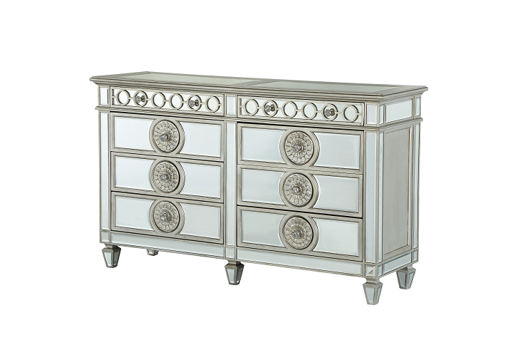 Varian Mirrored Dresser - galleria furniture outlet