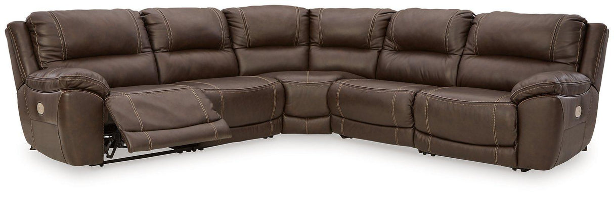 Dunleith Power Reclining Sectional - galleria furniture outlet