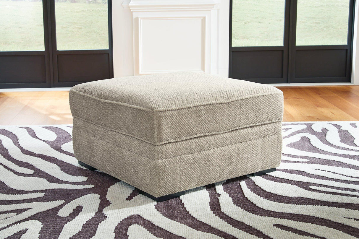Calnita Ottoman With Storage - galleria furniture outlet