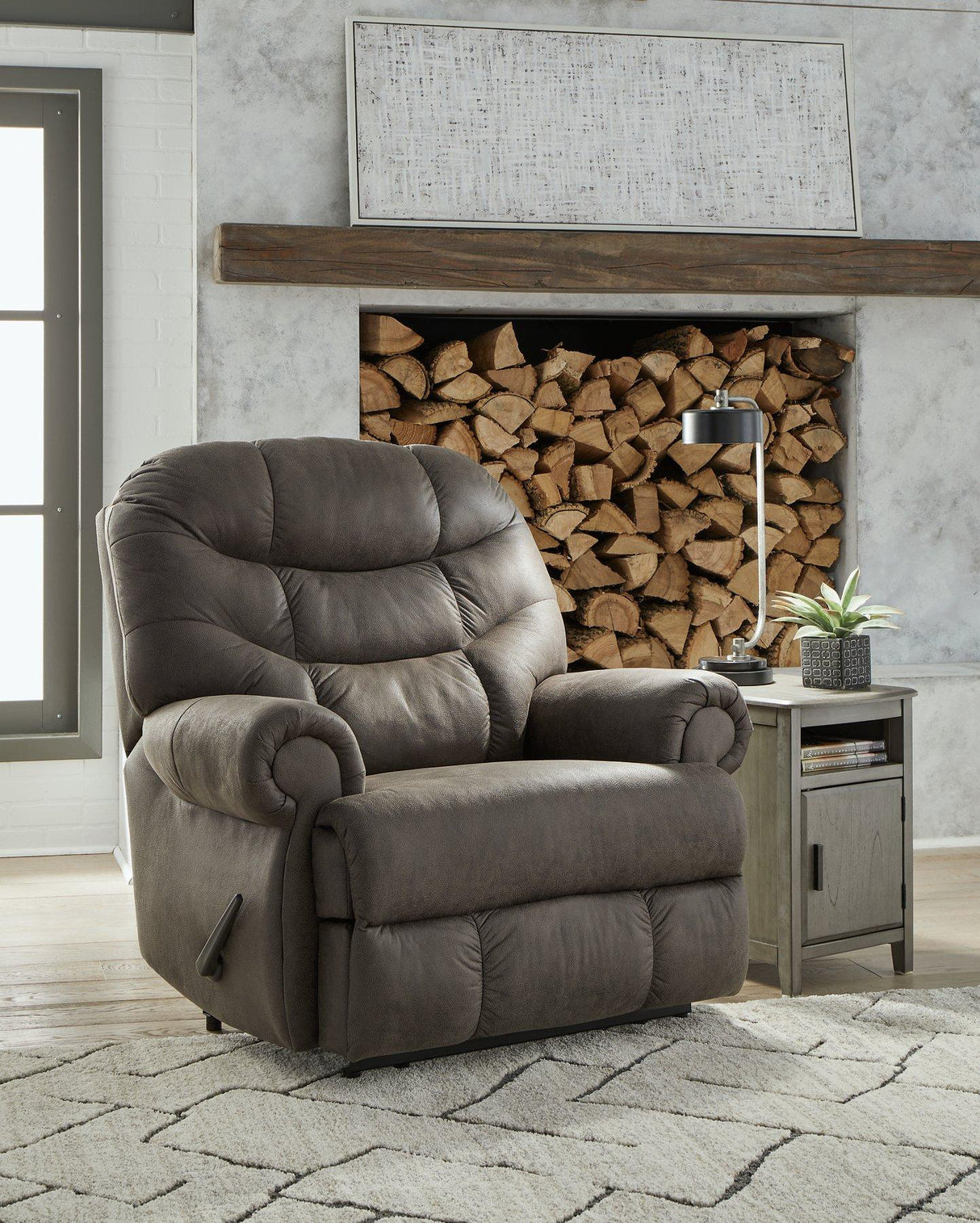 Camera Time Recliner - galleria furniture outlet