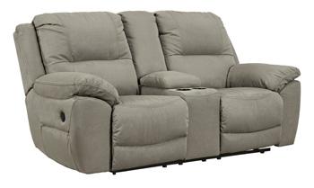Next-Gen Gaucho Reclining Loveseat with Console - galleria furniture outlet