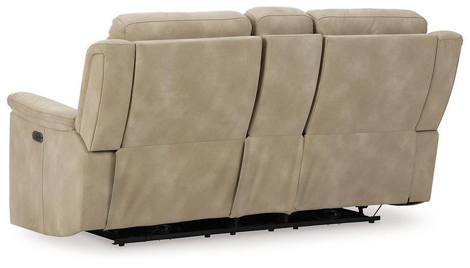 Next-Gen DuraPella Power Reclining Loveseat with Console - galleria furniture outlet