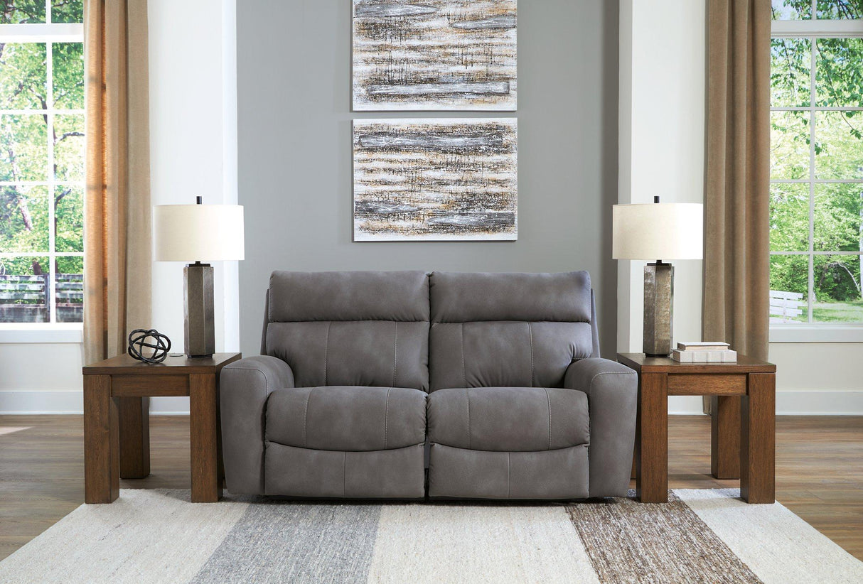 Next-Gen DuraPella Power Reclining Sectional Loveseat - galleria furniture outlet