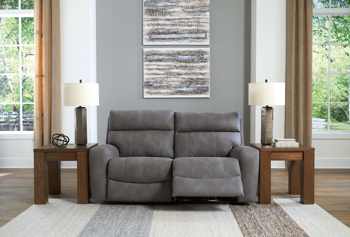 Next-Gen DuraPella Power Reclining Sectional Loveseat - galleria furniture outlet