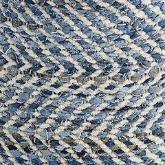 Chevron Pouf - galleria furniture outlet