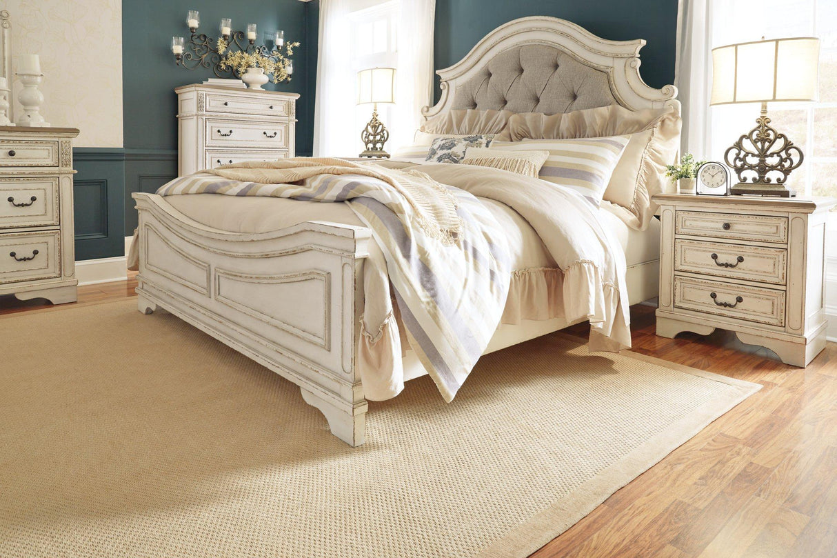 Realyn Upholstered Bed - galleria furniture outlet