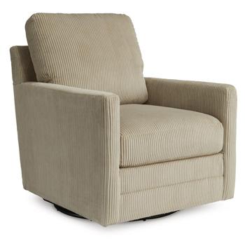 Icaman Swivel Accent Chair - galleria furniture outlet