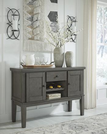 Hallanden Dining Server - galleria furniture outlet