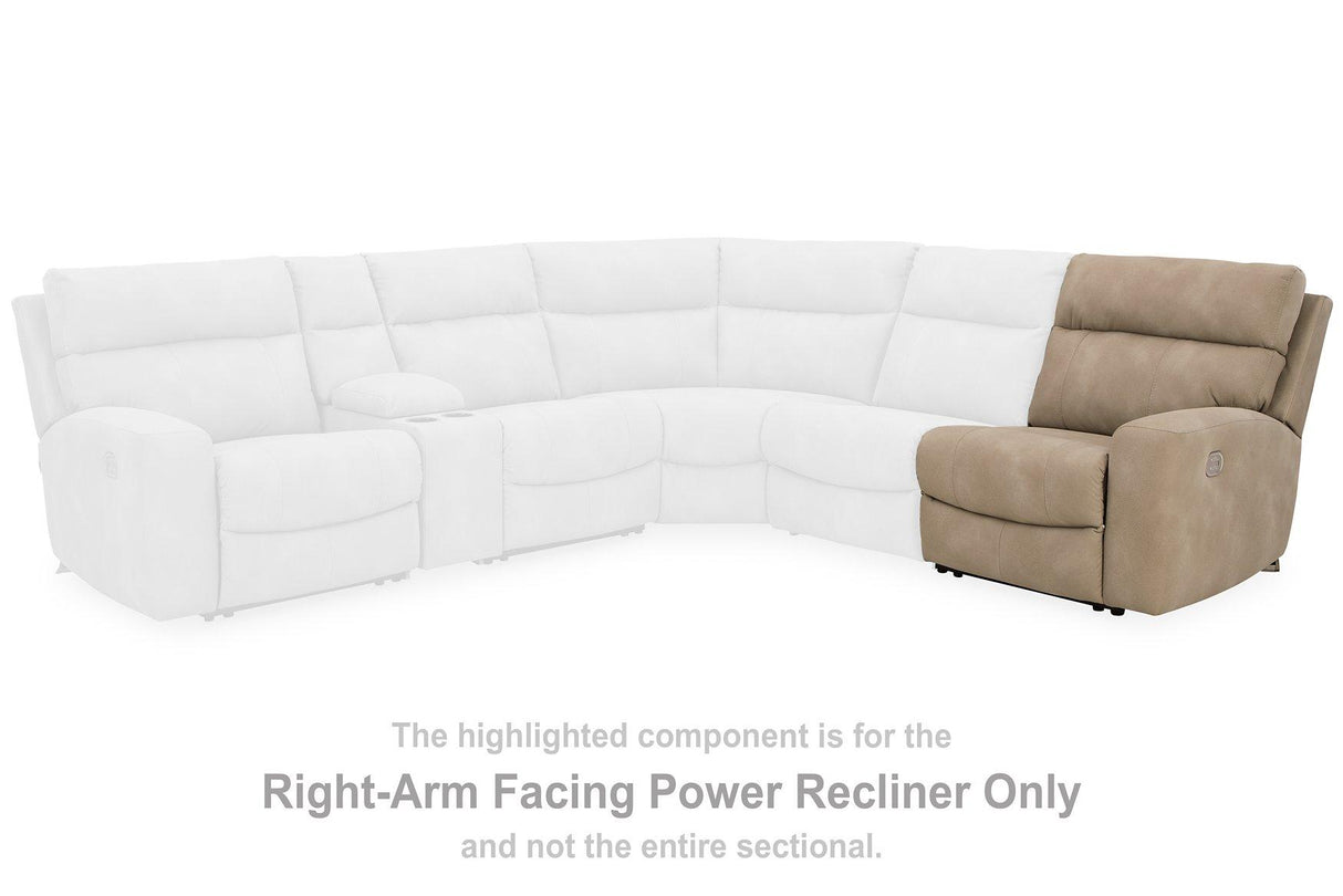 Next-Gen DuraPella Power Reclining Sectional Loveseat - galleria furniture outlet