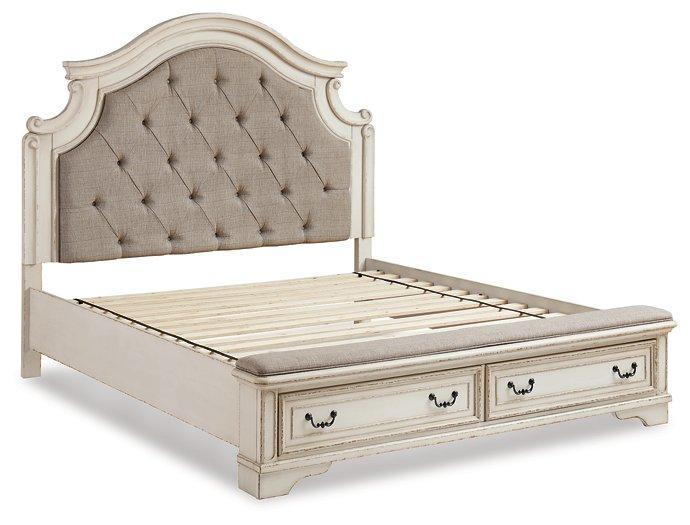 Realyn Upholstered Bed - galleria furniture outlet
