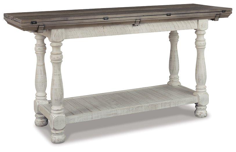 Havalance Sofa/Console Table - galleria furniture outlet