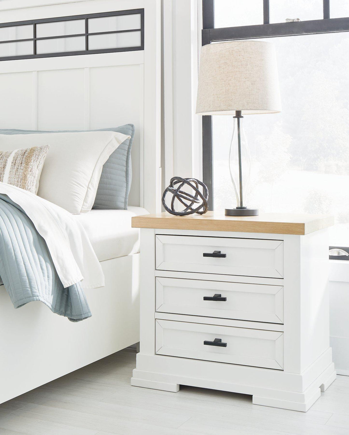 Ashbryn Nightstand - galleria furniture outlet