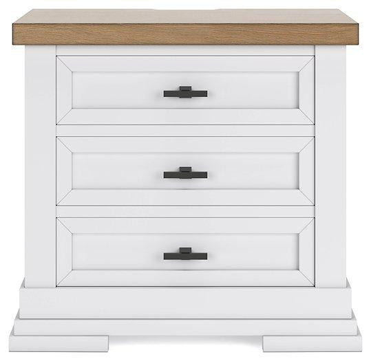 Ashbryn Nightstand - galleria furniture outlet