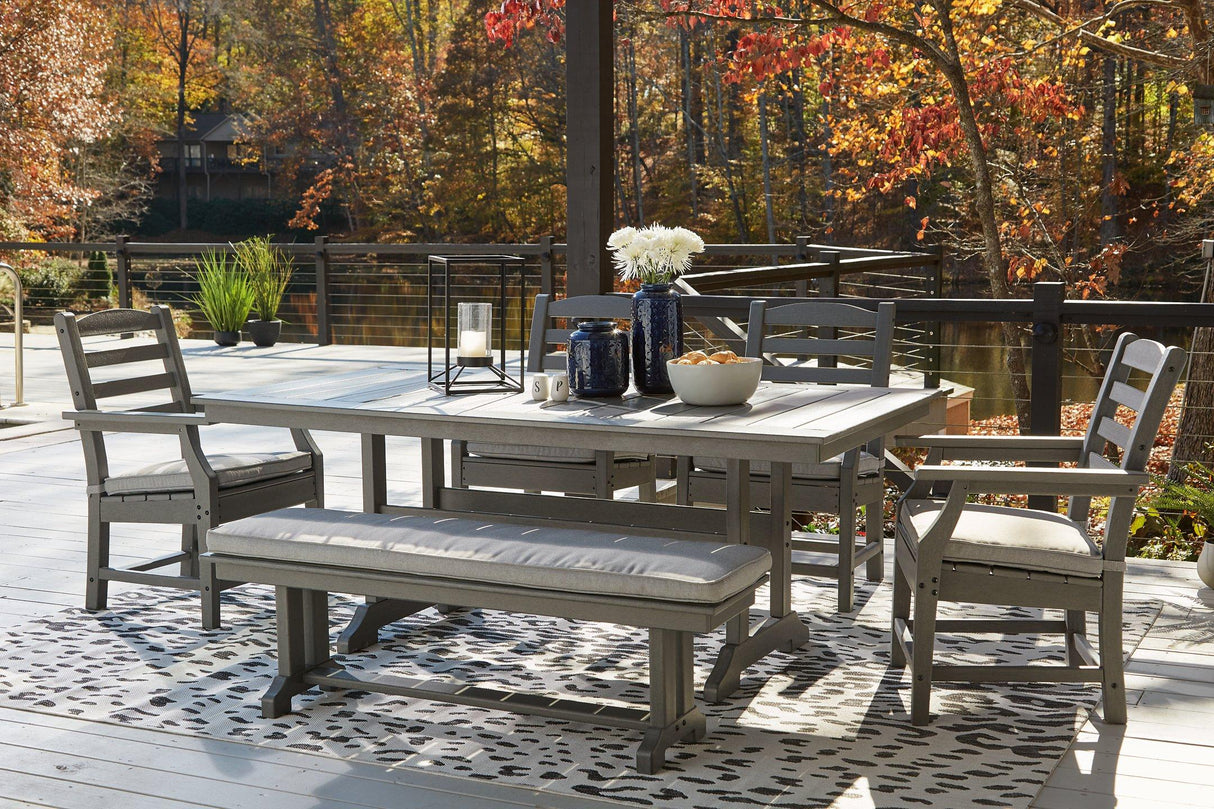Visola Outdoor Dining Set - galleria furniture outlet