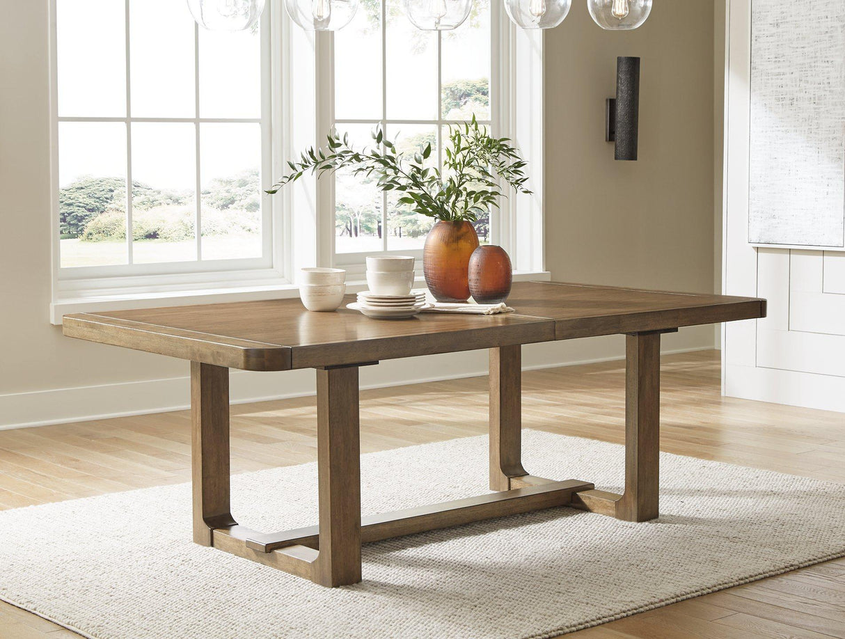 Cabalynn Dining Extension Table - galleria furniture outlet