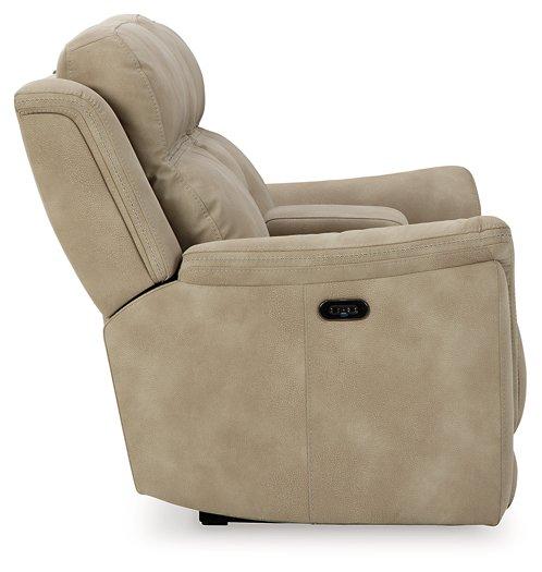 Next-Gen DuraPella Power Reclining Loveseat with Console - galleria furniture outlet
