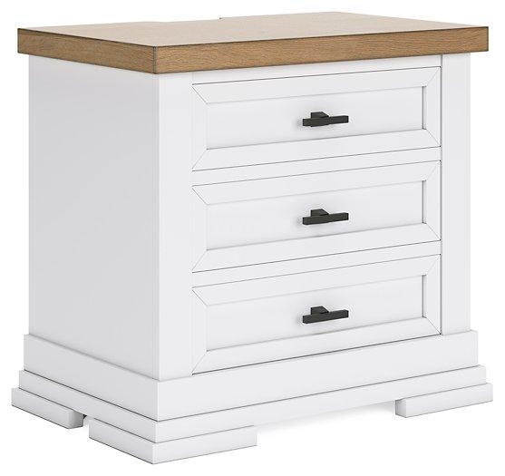 Ashbryn Nightstand - galleria furniture outlet