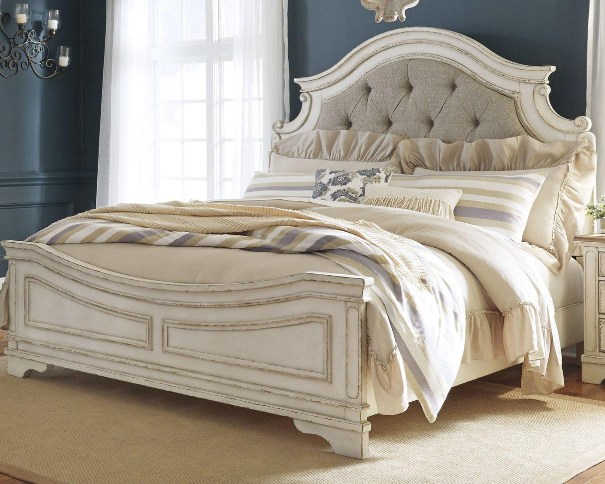 Realyn Upholstered Bed - galleria furniture outlet
