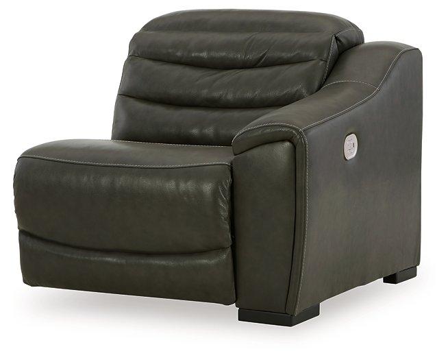Center Line Power Reclining Sectional Loveseat - galleria furniture outlet