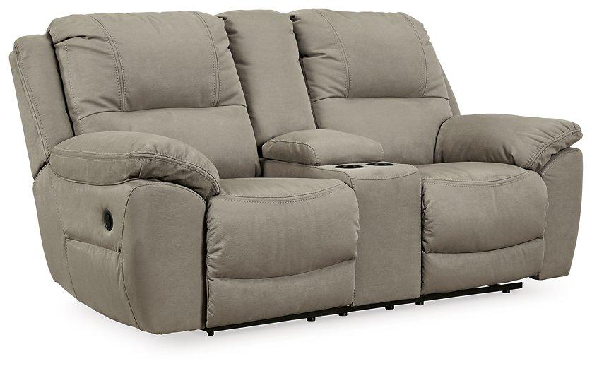 Next-Gen Gaucho Reclining Loveseat with Console - galleria furniture outlet