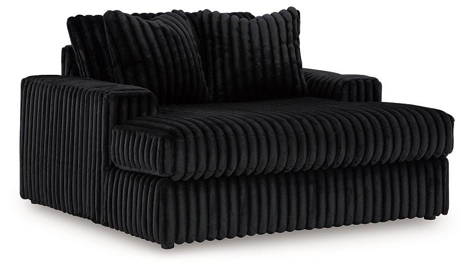 Midnight-Madness Oversized Chaise - galleria furniture outlet
