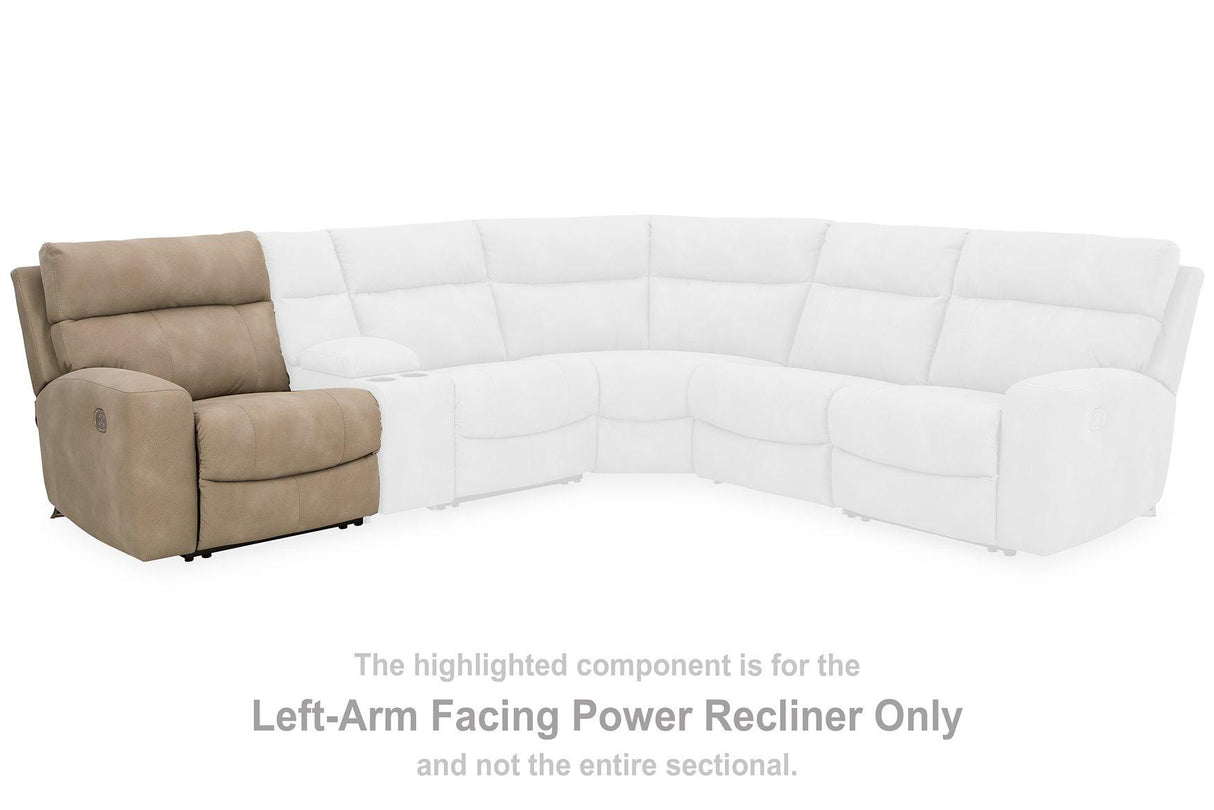 Next-Gen DuraPella Power Reclining Sectional Loveseat - galleria furniture outlet