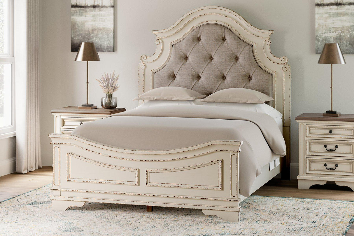 Realyn Upholstered Bed - galleria furniture outlet