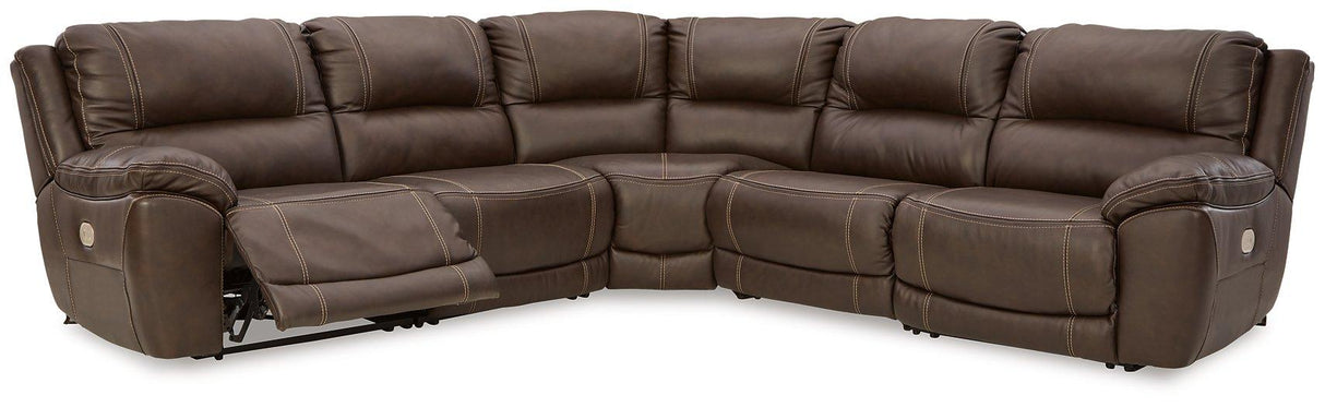 Dunleith Power Reclining Sectional - galleria furniture outlet