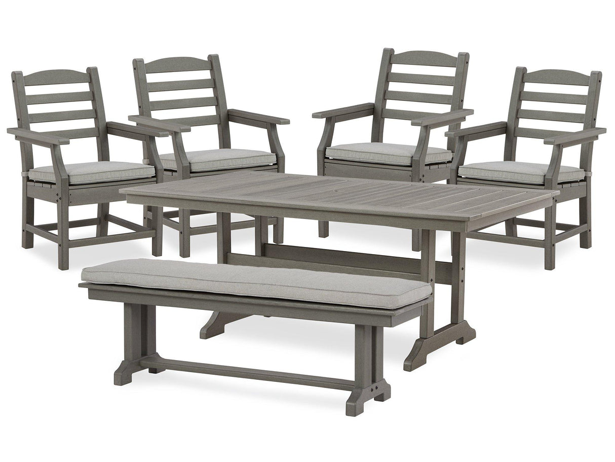 Visola Outdoor Dining Set - galleria furniture outlet