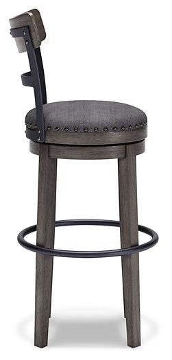 Caitbrook Bar Height Bar Stool - galleria furniture outlet