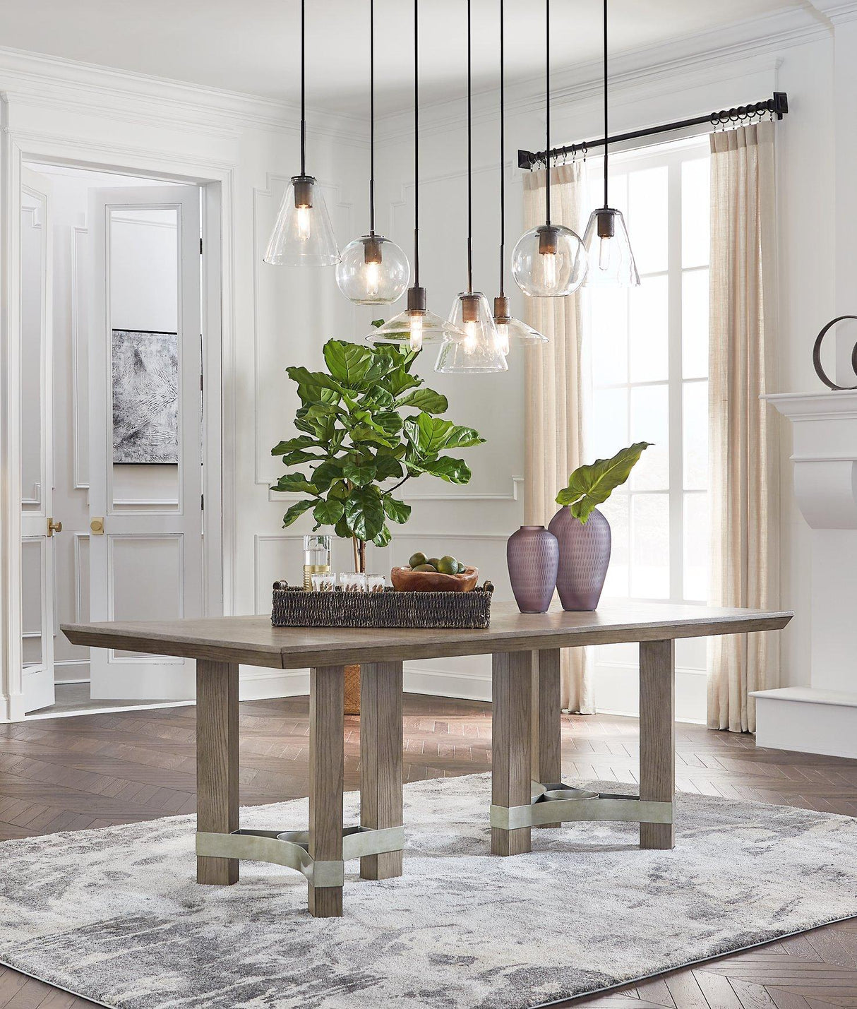 Chrestner Dining Table - galleria furniture outlet