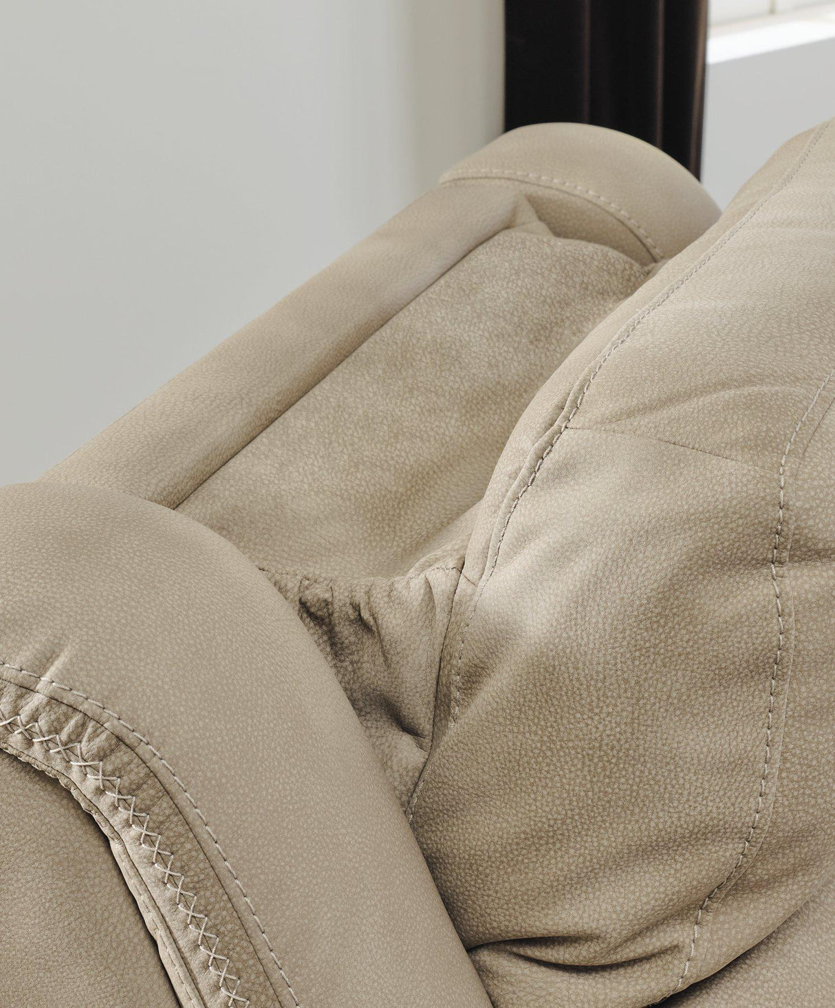 Next-Gen DuraPella Power Reclining Loveseat with Console - galleria furniture outlet